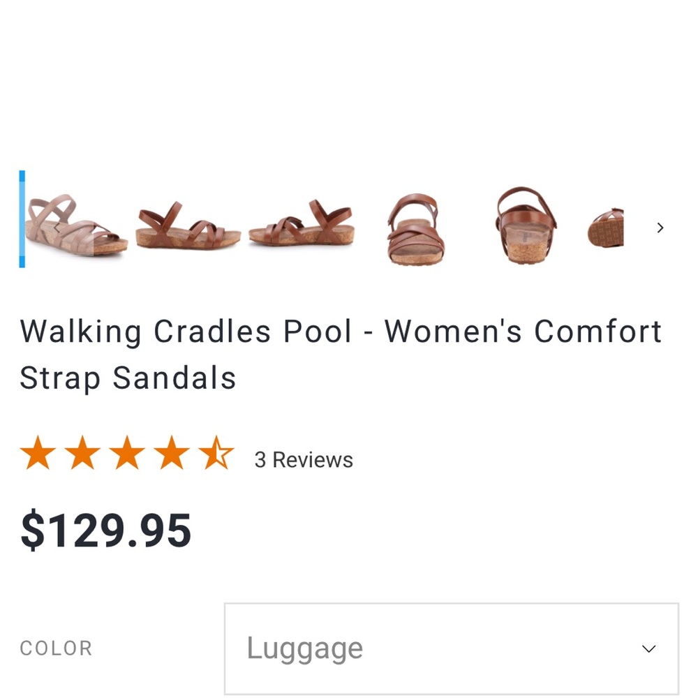 Walking Cradle Pool leather sandals - Picture 12 of 12